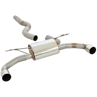 Friedrich Motorsport 76 mm Duplex Sport Bakre Ljuddämpare I Rostfritt Stål BMW 3-serie F30 / F31